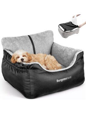 Cozy Dog Car Seat for Small Pets Under 25 lbs - Safe, Comfortable & Stylish